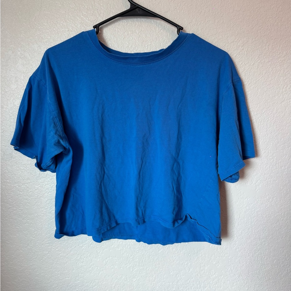 Blue Women's Crop Top